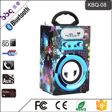 BBQ KBQ-08 10W 800mAh Karaoke inalámbrico Bluetooth LED altavoz Bulbo